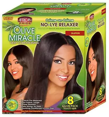 African Pride Olive Miracle Deep Conditioning - 8 Touch-ups - Super • $19.92