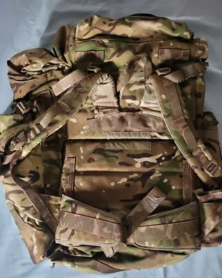 MTP Bergen Rucksack  IRR Short Frame Genuine British Army+ Pouch Side • £90