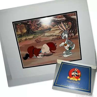 RARE Warner Bros HAPPY BIRTHDAY BUGS Set Of 5 Limited Edition Production Cels • $3299.95