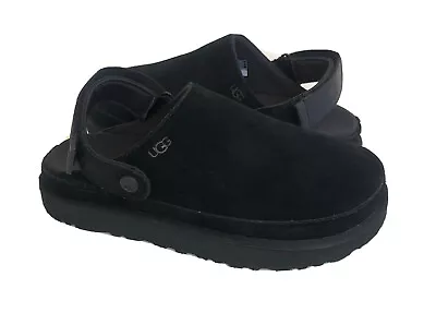 Ugg Goldenstar Clog Black Slide Slip On Platform Clog Sandal Us 10 / Eu 41 /uk 8 • $119