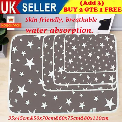 £3.99 • Buy Washable Pet Pee Pads Supplies Mats Puppy Training Pad Toilet Wee Cat Dog  UK