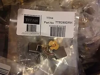 £2.99 • Buy Carbon Brushes TTB280DRH Breaker Titan The Only Correct Size Brushes A Pair