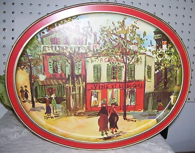 Large Vintage Tin Box Italian Restaurant Design • $86.39