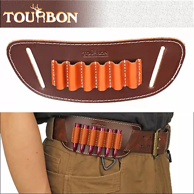 Tourbon 308WIN Ammo Belt Band Slide Bullets Holder Cartridge Carrier Hunting NEW • $17.09