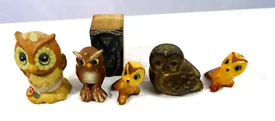 Lot Of Owl Figurines Vintage -6 • $9.95