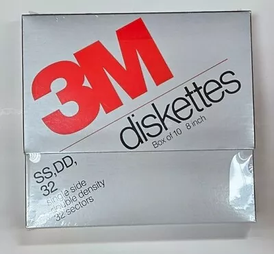 8 INCH FLOPPY DISKS.  New Sealed SS DD 32 Sectors.  Single Sided Double Density • $59.95