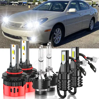 For 2004 Lexus ES330 Combo HID/LED Headlight High Low Beam+Fog Bulbs White • $41.99