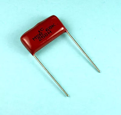 8pcs Illinois Capacitor MSR .68uF 250v (WVDC)  Metal Film 10% • $10.25