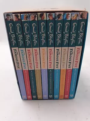 Enid Blyton The Famous Five 10 Book Box Set Classic Collection - Undamaged • £1.99