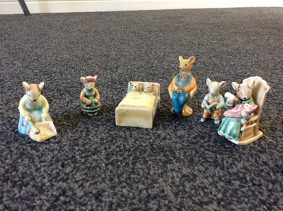 £69.99 • Buy Albert Kessler Family Of Mice, Rare Vintage 70s 80's Glazed Ceramic Figures