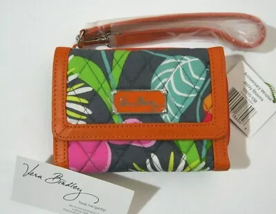 Vera Bradley JAZZY BLOOMS ANNIVERSARY WRISTLET Clutch WALLET Coin 4 PURSE  NWT • $59.95