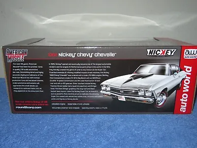 Nickey 1968 Chevy Chevelle 396 Auto World Ertl 1:18 Opening Hood Doors & Trunk • $139.95