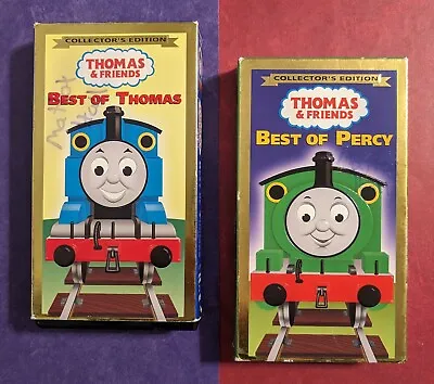 Lot Of 2 Thomas & Friends (Collector's VHS Tapes) Best Of Thomas / Best Of Percy • $8.25