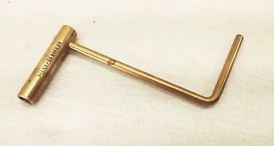 Vtg Antique Wall Regulator Or Mantel Mechanical Wind Up Clock Key Crank Brass • $14.99