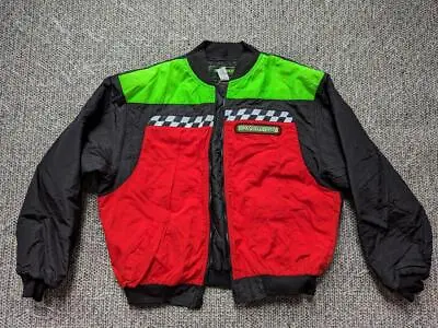 Vintage USA Made ARCTIC CAT Snowmobile Jacket 2XL Racing TEAM ARCTIC Layer 1990s • $99.95