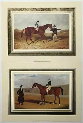 Pair Of Horse Prints  Pontefract  And   Tournament   Reproduction  Prints • £20