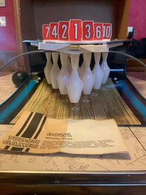 $29.99 • Buy Vintage Tudor Games Bowl - Metal Toy Bowling Game - 1966 Model No. 460