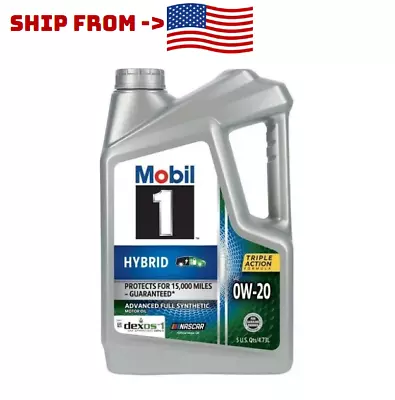 Mobil 1 Hybrid Full Synthetic Motor Oil 0W-20 5 Quart • $23.07