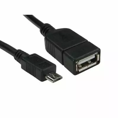 Micro USB OTG Adapter On The Go Adaptor HOST Cable USB A Female To Micro B Male • £2.49