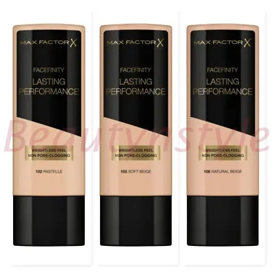 Max Factor Facefinity Lasting Performance Liquid Foundations - Choose Your Shade • £4.99