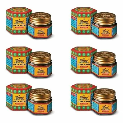 £11.99 • Buy 6 X Tiger Balm Red 9ml Herbal Ointment Muscle Joint Aches Massage Balm