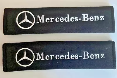 VINTAGE MERCEDES SEAT BELT PADS CUSHION COVERS AMG GLC PAIR Keyring • £9.99