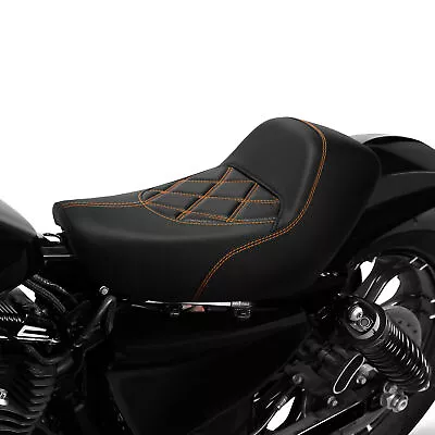 Rider Driver Seat Fit For Harley Sportster XL883 1200 48 72 2010-2022 2021 Black • $135