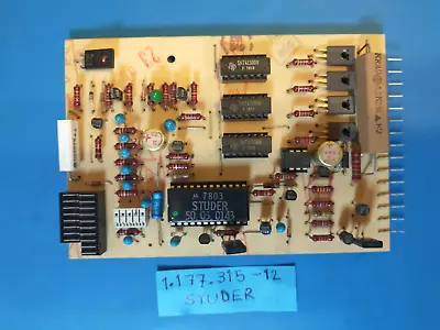 DRIVE CONTROL PCB 1.177.315-12 - FOR Revox - B77 • $65