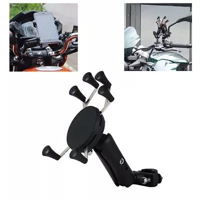 Universal X-Grip Holder Motorcycle Bike Handlebar Rail Mount Cell Phone Mount • $18.99