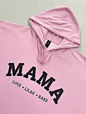 Mama Mother’s Day  Sweatshirt  Hoodie Custom Names Special Mothers Day Gift • £19.85