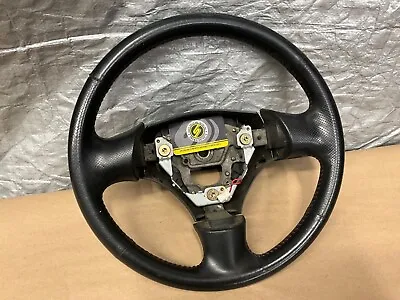 99-05 Mazda Miata MSM Mazdaspeed Red Stitch Speed Steering Wheel Rare #1 • $149.95