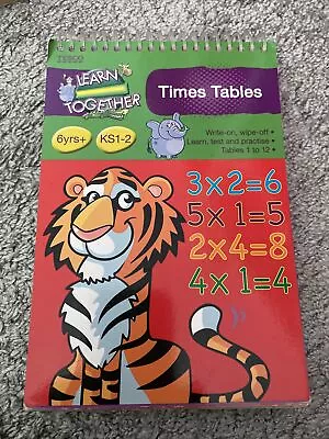 Learn Together Times Tables 6yrs+ KS1-2 - Write-on Wipe-offLearnTestPractise • £0.99