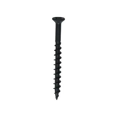 BLACK CARCASS COUNTERSUNK CHIPBOARD WOOD SCREWS POZI COARSE THREAD - 33mm 45mm • £25.98