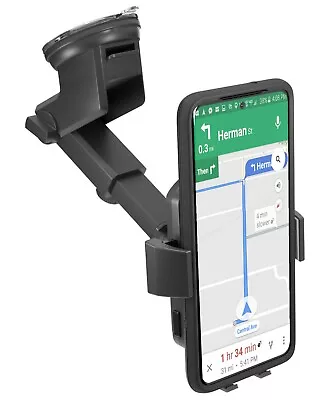 Cell Phone Holder For Car Mount W Wireless Charging Charger Dash/Window Holder • $29.99