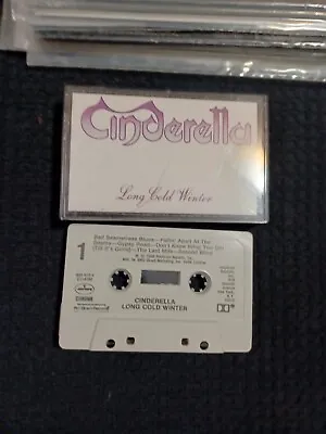 $0.99 • Buy Vtg Cinderella Long Cold Winter 1988 Polygram Cassette Tape 934-612-4 (USA)