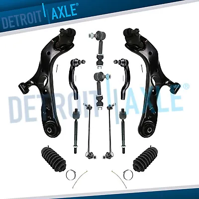 Front Lower Control Arm Ball Joints Tie Rod Kit For 2006 - 2017 2018 Toyota RAV4 • $139.96