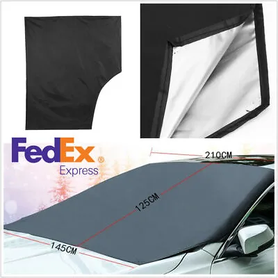 NEW Magnetic Car Windshield UV Rays Sunshade Snow Cover Ice Frost Guard Cover US • $10.55