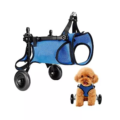 BECROWM Dog Wheelchair For Back Legs Adjustable Dog Wheelchairs With 2 Wheels... • $117.36