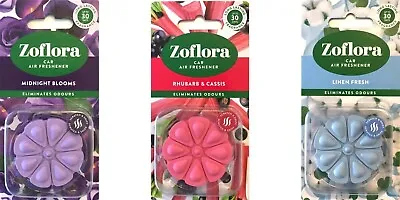 Zoflora Car Air Fresheners Choice Of 3 Fragrances -Up To 30 Days-Scratch & Sniff • £5.45