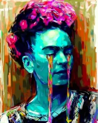 Frida Kahlo Abstract Art Poster 24 X 36 • $17.80
