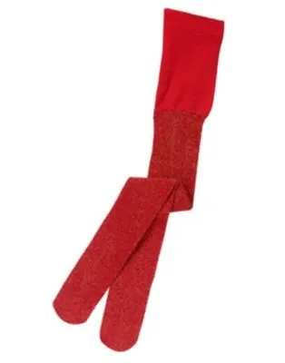 $4.79 • Buy Gymboree Joyful Holiday Jester Red Lurex Tights 0 6 12 Nwt