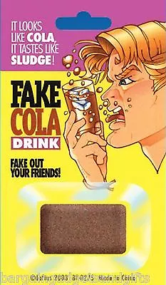 £3.85 • Buy Fake Pretend Cola Coke Powder Funny Trick Joke Boys Mens Childrens Gag Gift