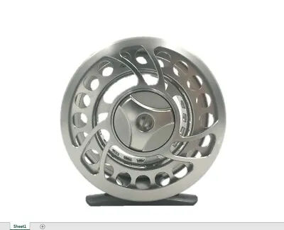 Rudder Light Weight Fly Reel Fishing Reels  3/4 5/6 7/8 9/10 Silver 1 PC • $78.65