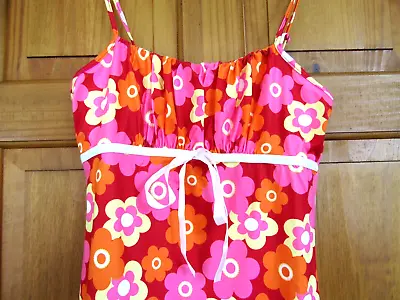 £19.99 • Buy Mod / 60s Summer Dress Size 8 / 10 ( D020 )