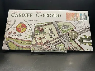 2011 Brilliant Uncirculated City Cardiff UK £1 One Pound PNC • £19