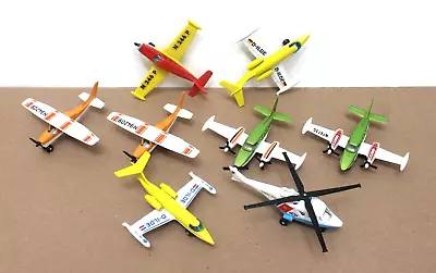 Vintage Lot Of 8 Lesney Matchbox 42 Sky Busters Airplanes Helicopters England • $19.99