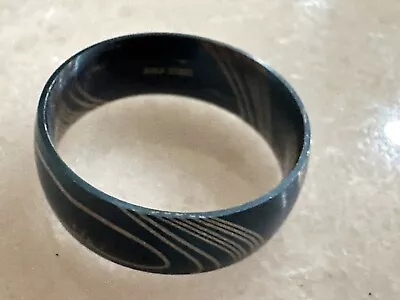 Mens Ring Size 12.5 Mokume Gane Ring With Beveled Interior For Comfort  6.8gr • $35