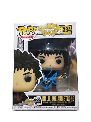 Billie  Joe Armstrong Signed Funko Pop Green Day Auto Beckett Bas Coa • $550