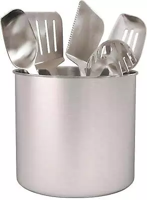 Estilo Stainless Steel Kitchen Utensil Holder Jumbo - 7 X 7 Inches • $15.99