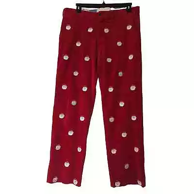 Castaway Men's Crimson Beachcomber Corduroy Pant Santa Clause Size 38 Holiday • $49.99